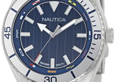 NAUTICA NCT Windworld - NAPWWF504, Silver case with Stainless Steel Bracelet - Nautica - 