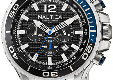 NAUTICA NST 46 Chronograph - NAPNSTF14, Silver case with Stainless Steel Bracelet - Nautica - 