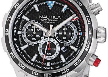 NAUTICA NST Chrono Chronograph - NAPNSF301, Silver case with Stainless Steel Bracelet - Nautica - 