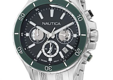 NAUTICA NST Chronograph - NAPNSF504, Silver case with Stainless Steel Bracelet - Nautica - 