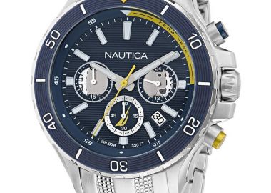 NAUTICA NST Chronograph - NAPNSF505, Silver case with Stainless Steel Bracelet - Nautica - 