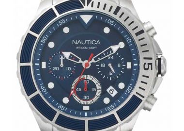 NAUTICA Puerto Rico Chronograph- NAPPTR004, Silver case with Stainless Steel Bracelet - Nautica - 