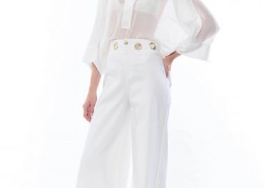 Nenette γυναικείο παντελόνι Wide Leg 