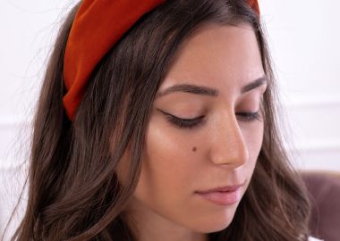 NERINA ARANCIA VELVET HEADBAND - sense-shop - 