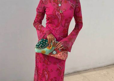Never Fully Dressed γυναικείο maxi φόρεμα με paisley print 