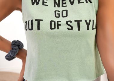 NEVER GO MINT TANK TOP - sense-shop - 