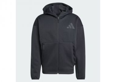 New Adidas ZNE FullZip Hooded Men's Black Hoodie JE7538 - adidas performance - 
