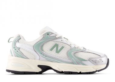 New Balance 530 Silver Metallic Mosaic Green U530SEB MBS - New balance - 