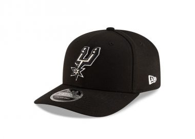 New Era 9SEVENTY San Antonio Spurs NBA Team Black Stretch Snapback Cap 60755445 - New Era - 