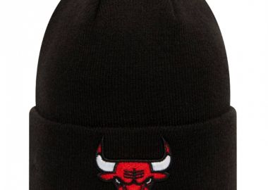New Era Chicago Bulls Beanie Ανδρικός Σκούφος Πλεκτός σε Μαύρο χρώμα 12156075 - New Era - 