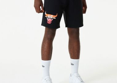 NEW ERA CHICAGO BULLS NBA SKY PRINT SHORTS ΜΑΥΡΟ - NEW ERA - 