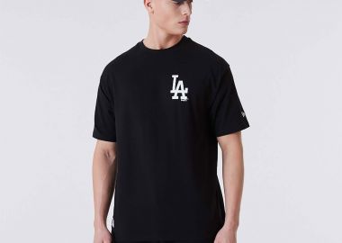 NEW ERA LA DODGERS ESSENTIALS OVERSIZED T-SHIRT ΜΑΥΡΟ - NEW ERA - 