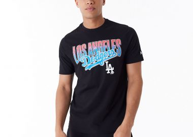 NEW ERA LA DODGERS MLB GRADIENT GRAPHIC T-SHIRT ΜΑΥΡΟ - NEW ERA - 