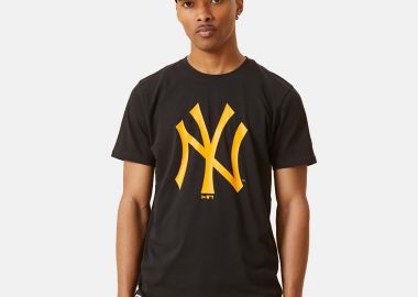NEW YORK YANKEES TEAM LOGO T-SHIRT ΜΑΥΡΟ - NEW ERA - 