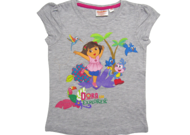 NICKELODEON ΠΑΙΔΙΚΟ T-SHIRT DORA EXPLORER 0557 - γκρι ΓΚΡΙ - OEM - 