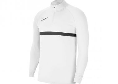 Nike Academy Soccer Drill Ανδρική Μπλούζα Dri-Fit με Φερμουάρ Μακρυμάνικη Λευκή CW6110-100 - Nike - 