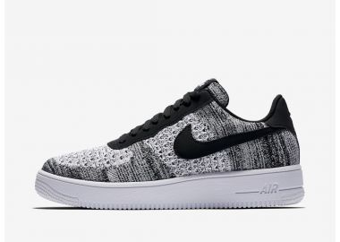 Nike Air Force 1 Flyknit 2 Black Pure Platinum AV3042001 MBS - Nike Sportswear - 