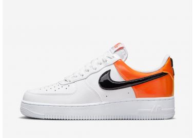 Nike Air Force 1 Low '07 Essential WhiteBrilliant Orange Women's DJ9942103 MBS - Nike Sportswear - 