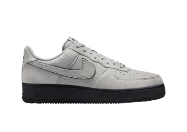 Nike Air Force 1 Low '07 LV8 Light Smoke Grey Suede Black HQ1966001 MBS - Nike Sportswear - 