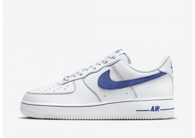 Nike Air Force 1 Low '07 LV8 White Deep Royal Blue HQ2037100 MBS - Nike Sportswear - 