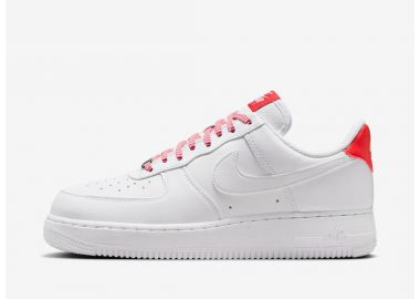 Nike Air Force 1 Low '07 White Pink Foam Metallic Silver Light Crimson Women's IB7167103 MBS - Nike Sportswear - 