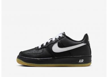 Nike Air Force 1 Low LV8 Black Gum Light Brown White GS IB8845001 MBS - Nike Sportswear - 