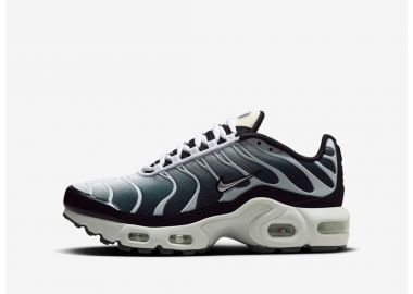 Nike Air Max Plus Black White Sail Metallic Cool Grey GS CD0609026 MBS - Nike Sportswear - 