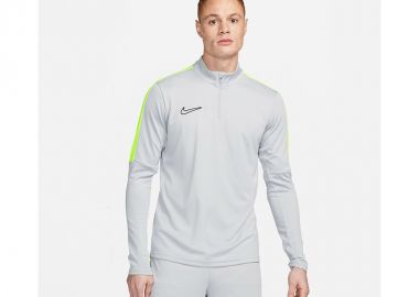 Nike Ανδρική Αθλητική Μπλούζα Μακρυμάνικη Dri-Fit Γκρι DX4294-007 - Nike - 
