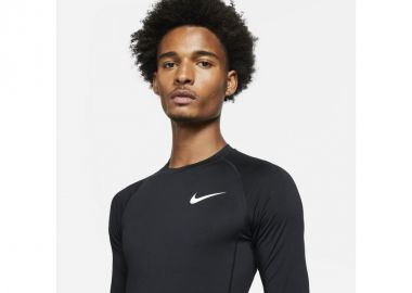 Nike Ανδρική Αθλητική Μπλούζα Μακρυμάνικη Dri-Fit Μαύρη DD1990-010 - Nike - 
