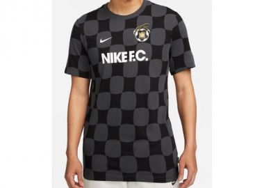 Nike Αθλητικό Ανδρικό T-shirt Dri-Fit Γκρι με Στάμπα DR7735-060 - Nike - 