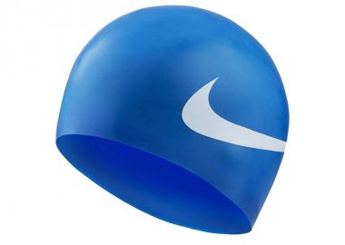 Nike Big Swoosh NESS8163-494 Σκουφάκι Κολύμβησης Ενηλίκων από Σιλικόνη Μπλε - Nike Sportswear - 