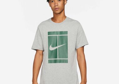 NIKE COURT TENNIS T-SHIRT ΓΚΡΙ - NIKE - 