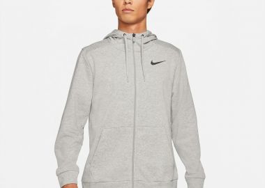 NIKE DRI-FIT FULL-ZIP TRAINING HOODIE ΓΚΡΙ - NIKE - 