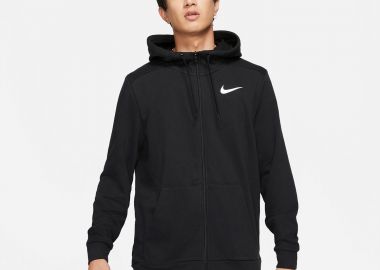 NIKE DRI-FIT FULL-ZIP TRAINING HOODIE ΜΑΥΡΟ - NIKE - 
