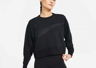 NIKE DRI-FIT GET FIT SPARKLE TRAINING TOP ΜΑΥΡΟ - NIKE - 