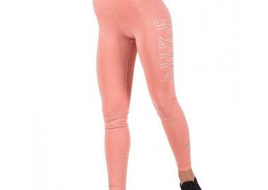 Nike Dri-Fit Running Γυναικείο Μακρύ Κολάν Ψηλόμεσο Ροζ BV4767-606 - Nike Sportswear - 