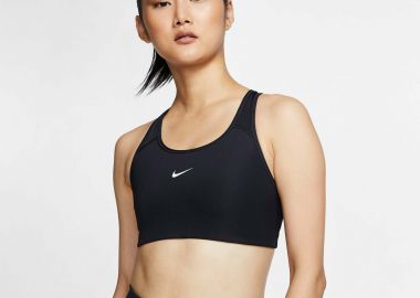 NIKE DRI-FIT SWOOSH SPORTS BRA ΜΑΥΡΟ - NIKE - 