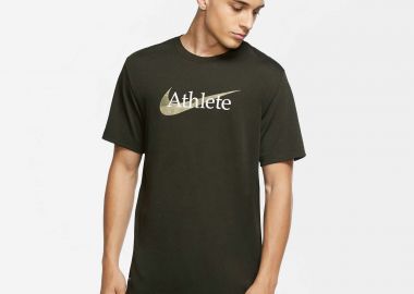NIKE DRI-FIT SWOOSH TRAINING T-SHIRT ΧΑΚΙ - NIKE - 