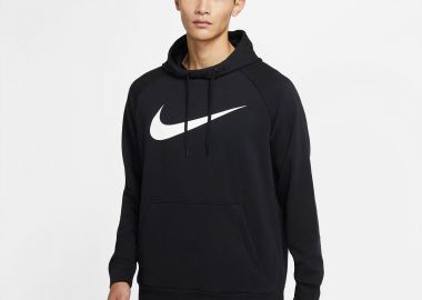 NIKE DRI-FIT TRAINING PULLOVER HOODIE ΜΑΥΡΟ - NIKE - 