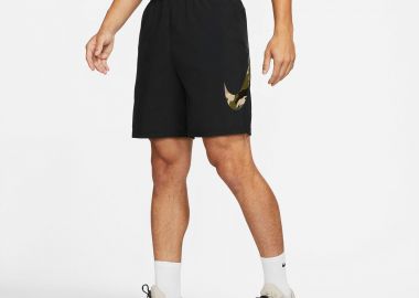 NIKE DRI-FIT WOVEN CAMO TRAINING SHORTS ΜΑΥΡΟ - NIKE - 