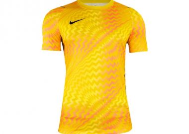 Nike DriFit Gardien VI Goalkeeper Men's TShirt Yellow HV8301 718 - Nike - 