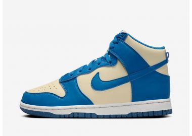 Nike Dunk High Next Nature Light Khaki Star Blue Women's FV5960201 MBS - Nike Sportswear - 