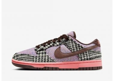 Nike Dunk Low Harris Tweed Purple Pink Women's HQ5036902 MBS - Nike Sportswear - 