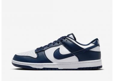 Nike Dunk Low White Midnight Navy HF5441107 MBS - Nike Sportswear - 