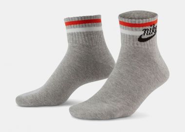 NIKE ESSENTIAL ANKLE SOCKS ΓΚΡΙ - NIKE - 