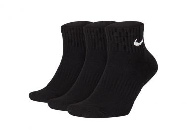 Nike Everyday Cushioned SX7667-010 Αθλητικές Κάλτσες Μαύρες 3 Ζεύγη - Nike - 