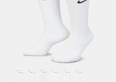 NIKE EVERYDAY CUSHIONED TRAINING CREW SOCKS (6 PAIRS) ΑΣΠΡΟ - NIKE - 