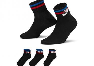 Nike Everyday Essential DX5080-010 Αθλητικές Κάλτσες Μαύρες 3 Ζεύγη - Nike - 