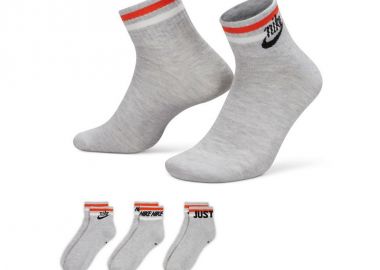 Nike Everyday Essential DX5080-050 Αθλητικές Κάλτσες Γκρι 3 Ζεύγη - Nike - 