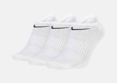 NIKE EVERYDAY LIGHTWEIGHT TRAINING NO-SHOW SOCKS (3 PAIRS) ΑΣΠΡΟ - NIKE - 